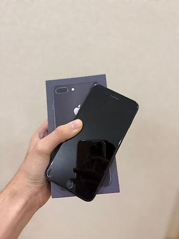 iphone 8 plus 2 ci el: IPhone 8 Plus, 64 GB, Jet Black, Barmaq izi — 7