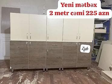 Yeni mətbəx mebelləri – hazır əldə, məhdud sayda. - Ölçü: 2 metr -