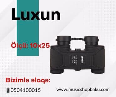 купить бинокль: Luxun binokl Model: 10x25 🚚Çatdırılma xidməti mövcuddur — 1