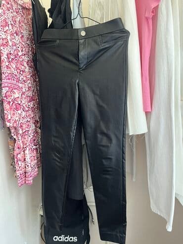 1 dollar neçe manatdir: Zara dəri görünüşlü, özünden parlaqlığı da olan şalvar. M — 2