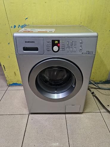tikis maşınları sederek: Paltaryuyan maşın Samsung, 6 kq, İşlənmiş, Avtomat, Qurutma var, Kredit yoxdur, Ödənişli çatdırılma — 1