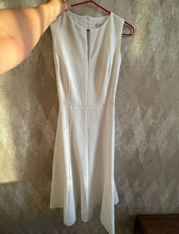 ağ qadın ətəkləri: Gündəlik don, Midi, S — 1