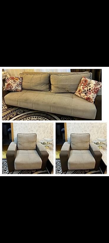 İşlənmiş, Divan, 2 kreslo