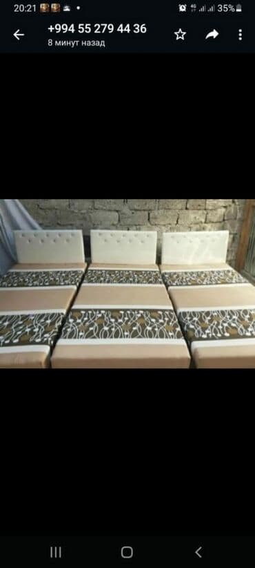 Çarpayılar təzə Hazırları var Çatdırılma var 1 nəfərlik 60 manat 2 — 1