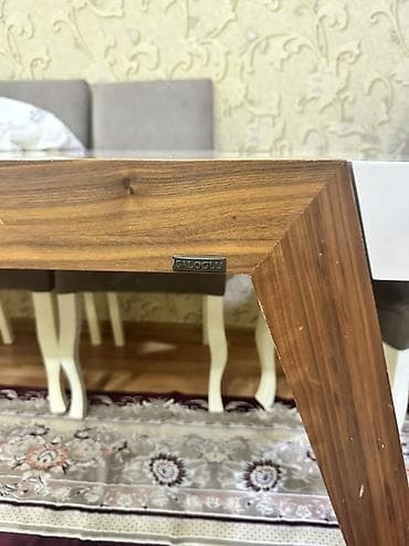 mdf stol: Qonaq masası, Açılan, MDF, Dördbucaq masa — 4