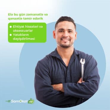 dizel az yuk masinlari: Təmir, Elektrik samokatlar, Diaqnostika, Nasazlığın aradan qaldırılması, Detalın dəyişilməsi, Zəmanətlə, Pulsuz diaqnostika — 3