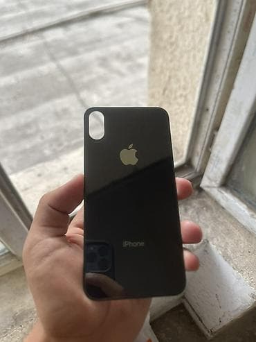 iphpne x: IPhone arxa şüşə x üçün, premium keyfiyetdi, nazik deil, yahsidi, tep — 1