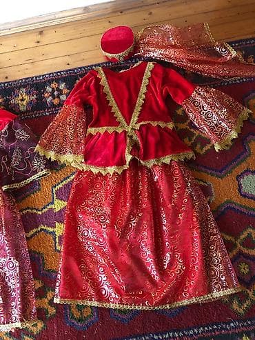 milli geyim usaq ucun: Milli kostyum, Qız üçün, 8 - 9 yaş, Yeni — 10