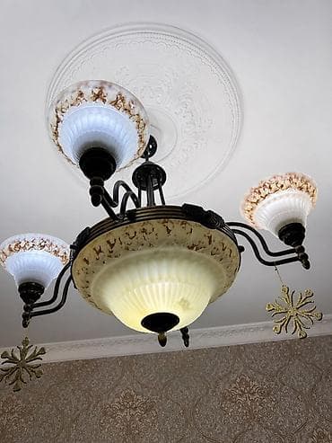 qəd: Çılçıraq, 5 lampa, Şüşə — 1