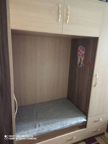 tek adamliq kravat: Oğlan və qız üçün, İşlənmiş, Çarpayı, Bazasız, Matras ilə, Siyirməli — 2