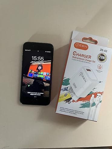 IPhone 7, 32 GB, Black Titanium, Barmaq izi