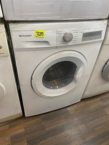 Sharp önyükləməli paltaryuyan maşın - Yükləmə tipi: ön (люкlu) -
