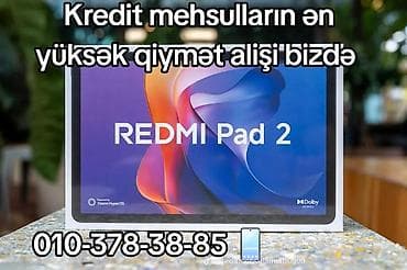 Аудиотехника: Redmi Pad 2 planşetlərinin Ən yüksək qiymətə alişi bizde — 1