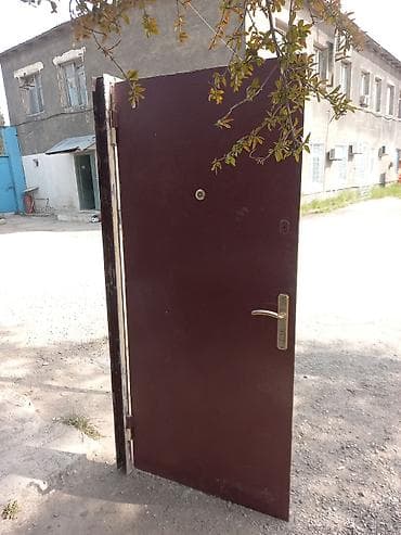 Dəmir giriş qapısı - Material: möhkəm metal korpus, polad qutu -
