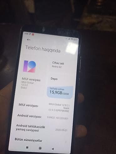 telefon tripodu: Redmi S2, 32 GB, rəng - Göy — 4