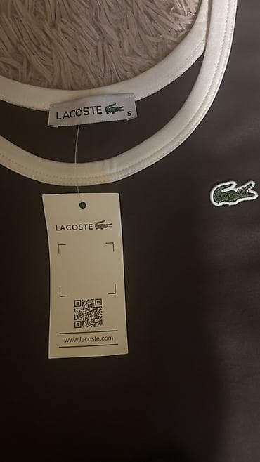 idman şort: Lacoste qadın idman dəsti - 2 hissə: qolsuz crop-top mayka və şort - — 3