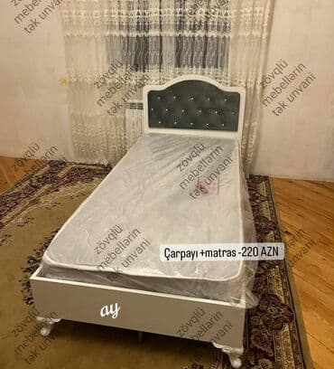 tek neferlik kravat: *carpayi* sifarişlə hazırlanır ölçü 90×2 matras 🎁 rəng 🌈 seçimi var — 1