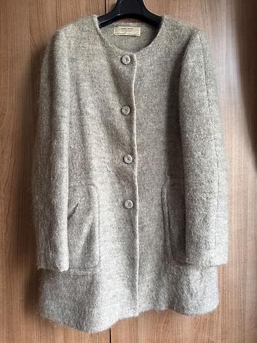 dini geyim: ZARA Tebii yun jaket godek palto. Şəkildə tax düşmüe. Realda daha — 3