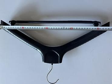 asilqan taxta: Geniş çiyinli kostyum asqısı - Material: möhkəm plastik korpus, metal — 2