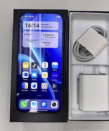 intel core i: Vivo IQOO 15R, 256 GB, rəng - Boz, Barmaq izi — 3