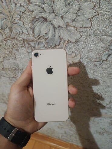 samsung a 10 's: IPhone 8, 64 GB, Qızılı, Barmaq izi — 1