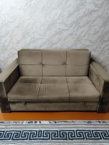 Masalar və oturacaqlar: Di̇van-kravat, Açılan, Vеlur parça — 2