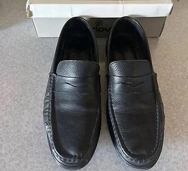 ayaqlar: Tripy kişi loaferləri - Rəng: qara - Model: klassik slip‑on loafer - — 1