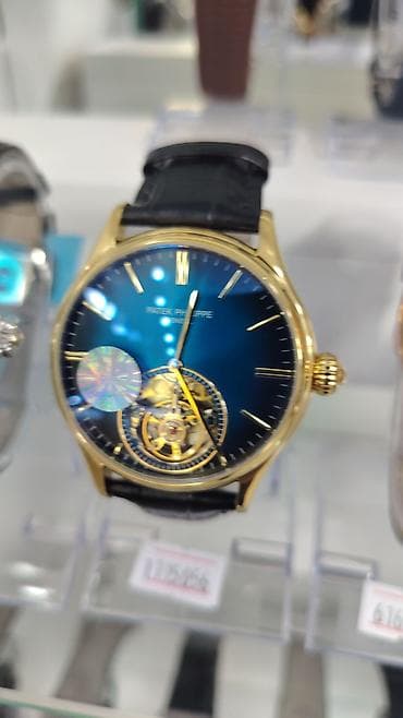 cib saati: Patek Philippe üslubunda kişi qol saatı - Korpus rəngləri: qızılı — 1