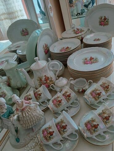 qaşıq naboru: Nahar dəsti, Farfor, 12 nəfərlik, Polşa — 1