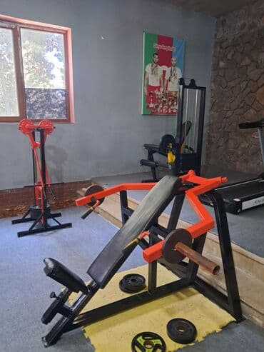 Peşəkar trenajor dəsti – zal üçün ağır polad konstruksiyalı güc