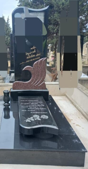 sürgülü cam balkon: Abidə daşlarımın sifarişi. Mərmər qranit. Qəbir daşları hazırlanması — 6