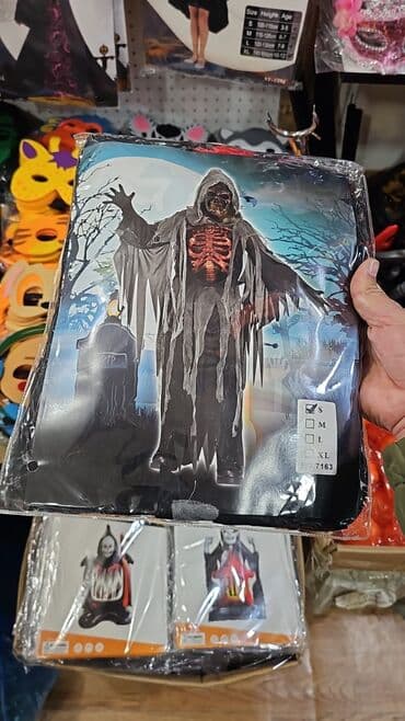 toxunma oyuncaq: Hallowen qorxu geyimi S m l xl ölçülər var Diqqət Çatdırılma bir — 1