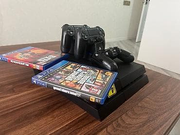 plesteşin: PlayStation 4 (PS4) seti Paketə daxildir: - PS4 konsolu (qara rəng) - — 2