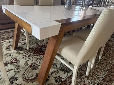 agac satiram: Qonaq masası, Açılan, Taxta, Dördbucaq masa — 5