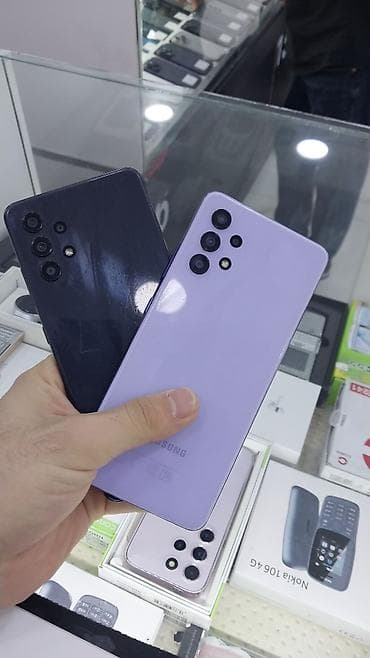 samsung s tablet: Samsung Galaxy A32, 64 GB, rəng - Bənövşəyi, İki sim kartlı — 2