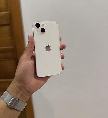 IPhone 13, 128 GB, Ağ, Zəmanət, Simsiz şarj, Face ID lalafo.az -da IPhone 13, 128 GB, Ağ, Zəmanət, Simsiz şarj, Face ID
