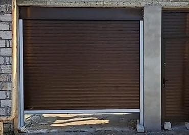 avtomat qapı: Qaraj darvazası, Seksional, Avtomatik, rəng - Qəhvəyi, Fotosel — 7