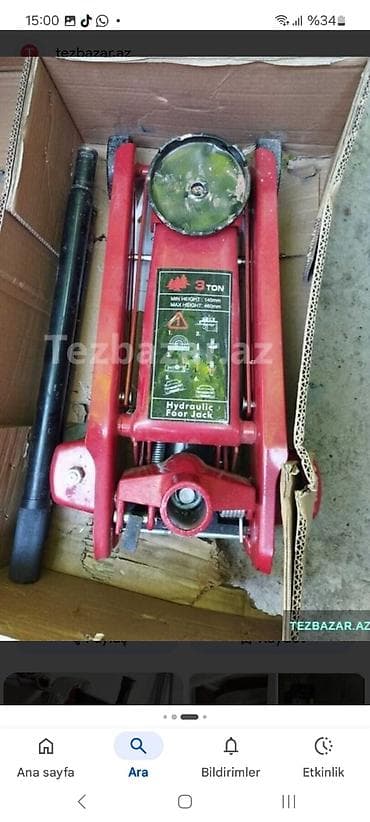 Avtoservis avadanlıqları: Avtoservis avadanlıqları paketi Tərkib: - Hava kompressoru, 3 HP. İki — 3