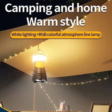 cadır kamp: Fener teze mallar 🔺 usb zaryadka yigir 6-8 saat zaryadka saxlayir — 3