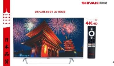 Yeni Televizor Shivaki LED ekran 43" 4K (3840x2160), Pulsuz çatdırılma, Rayonlara çatdırılma
