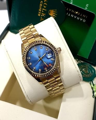 Rolex Datejust üslubunda lüks qol saatları - Korpus və qolbaq: qızılı — 1