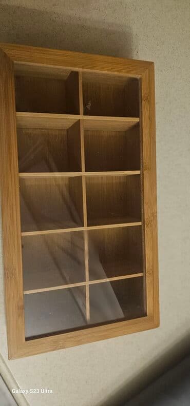 Bitkilər: Bambuk çay/aksesuar qutusu,giymet sondu - Material: təbii bambuk — 1