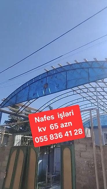 “Nəfes işləri” – hovlu və girişlər üçün dekorativ metal karkaslı lalafo.az -da “Nəfes işləri” – hovlu və girişlər üçün dekorativ metal karkaslı