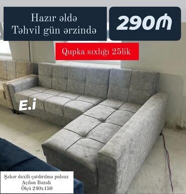 kunc divan modelleri 2020: Künc divan, Yeni, Açılan, Bazalı, Nabuk, Ödənişli çatdırılma — 3