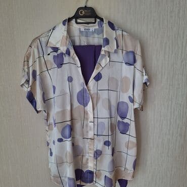 Qadın geyim dəsti kimi satilir.son qiymet yazilib. - Üst: qısaqoll