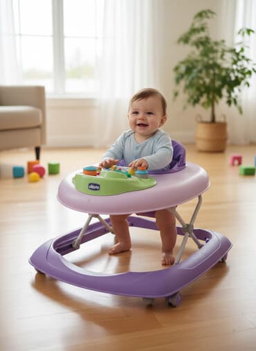 Chicco uşaq gəzdirəni (walker) - Rəng: bənövşəyi tonlarda korpus və lalafo.az -da Chicco uşaq gəzdirəni (walker) - Rəng: bənövşəyi tonlarda korpus və