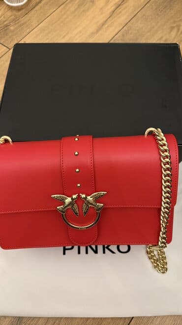 Great Wall: Orijinal Pinko U Size çanta, İtaliyadan alınıb. 	•	Yeni, etiket — 10
