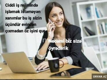 работа в салоне: Bu iş elanı minimum 2 aktiv tərəfdaşla gəlir sistemi təklif edir və — 8