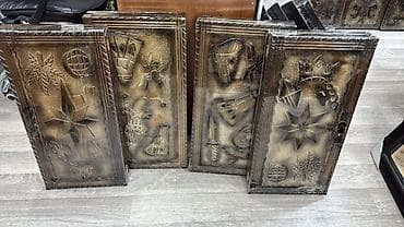 idman ipi: Taxta nərd dəstləri – əl işi olan qoz ağacından hazırlanmış diplomat — 4