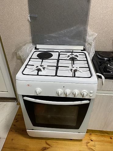 Qarışıq sobası Ayrıca dayanan, 4 gözlü, İşlənmiş